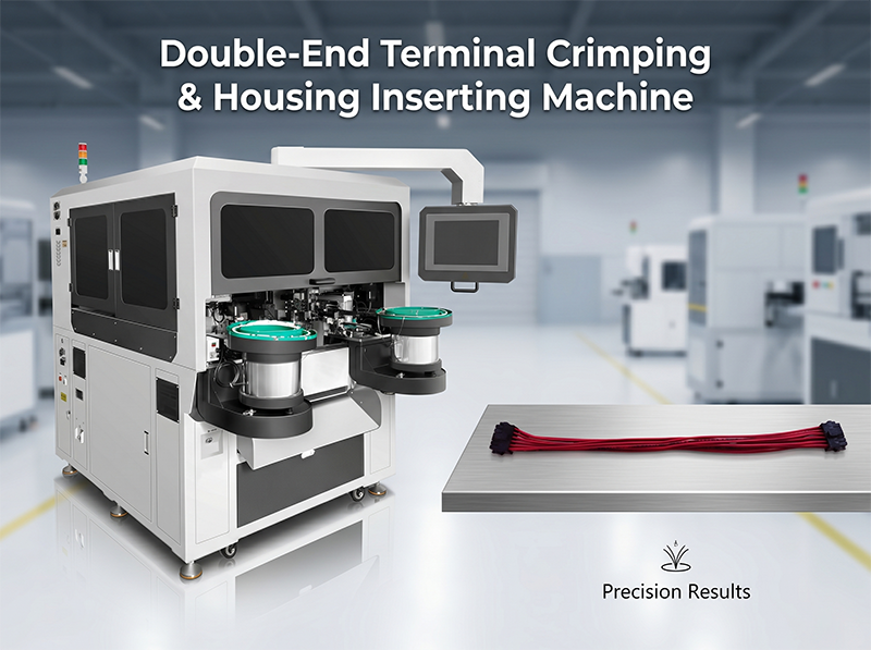 Mesin Crimping Terminal Ganda & Pemasangan Housing JW-CK01