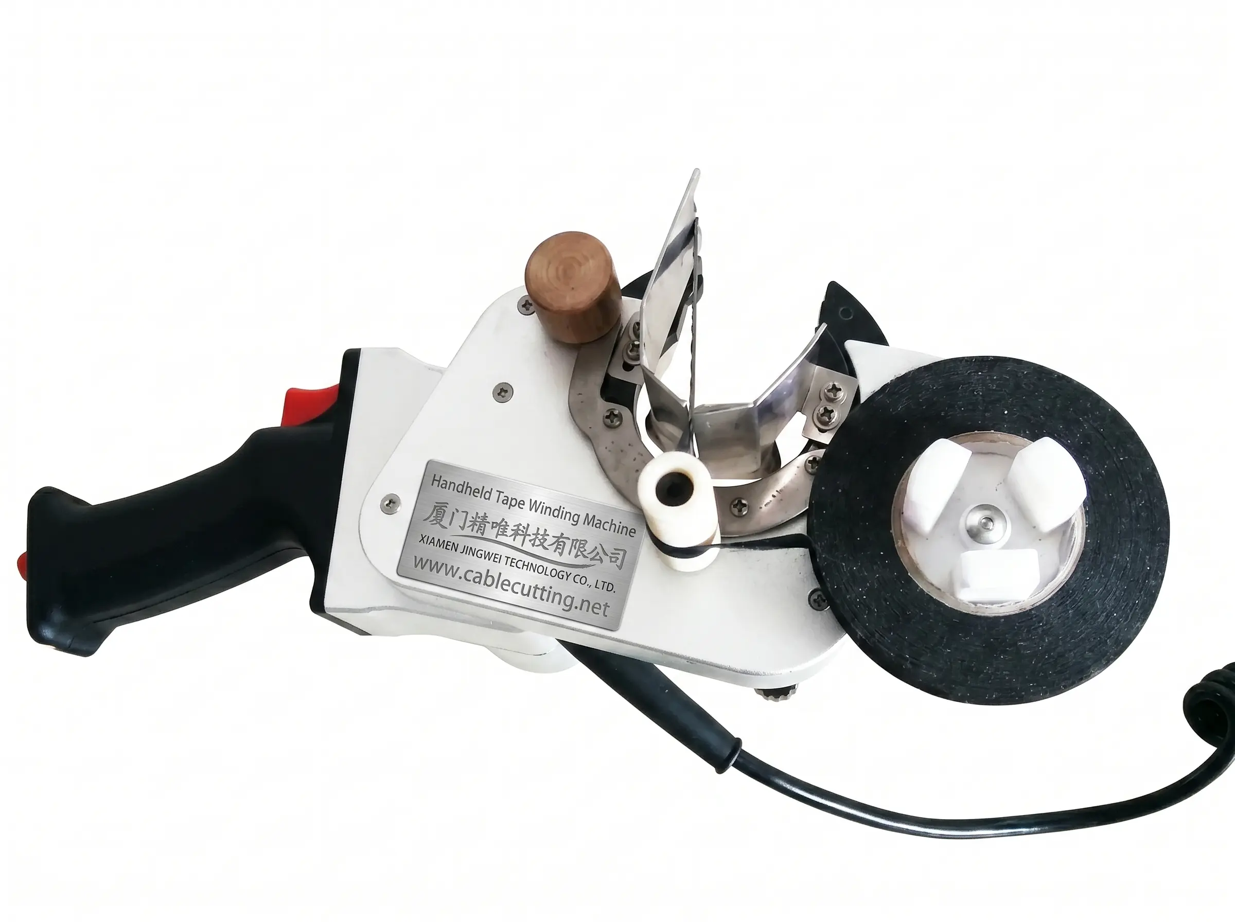 Mesin Gulung Pita Portabel AT-100 | Alat Pengemas Kabel Industri Terbaik