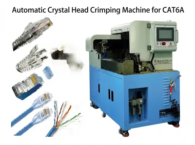 Mesin Krimping Kepala Kristal Otomatis untuk Kabel CAT6A WPM-CAT6A