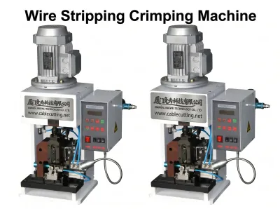 Mesin Pengupas & Crimping Kawat Umpan Ujung Otomatis WPM-2008A2-E