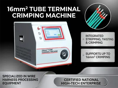 Mesin Pengupas dan Crimping Kawat Pra-Insulasi Semi-Otomatis WPM-5-40