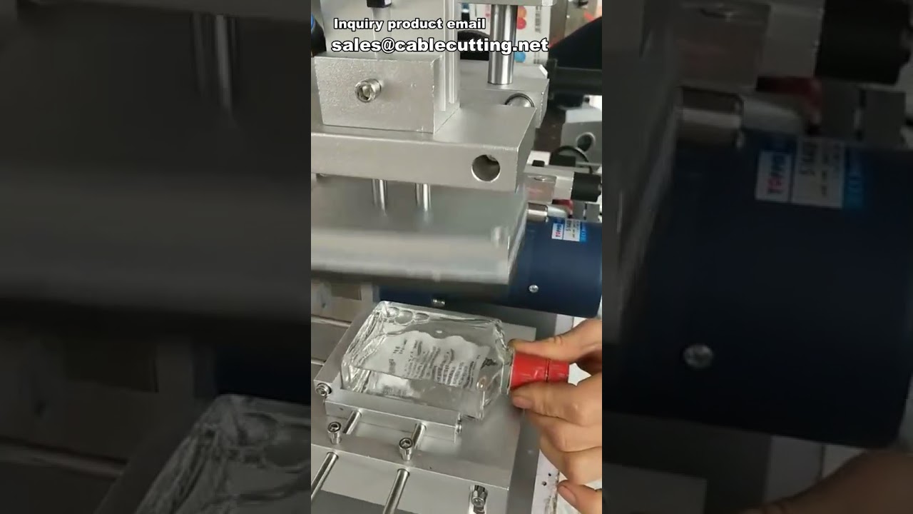 Mesin Labeling Stiker Perekat untuk Botol Persegi | Mesin Label Botol Otomatis