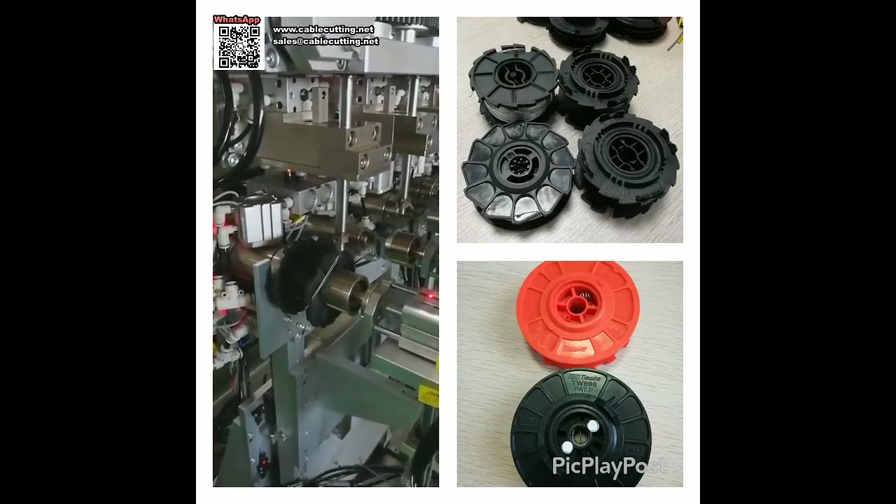Mesin Gulung Otomatis 6 Axis Canggih untuk Spool Kawat Pengikat Besi Tulangan Konstruksi