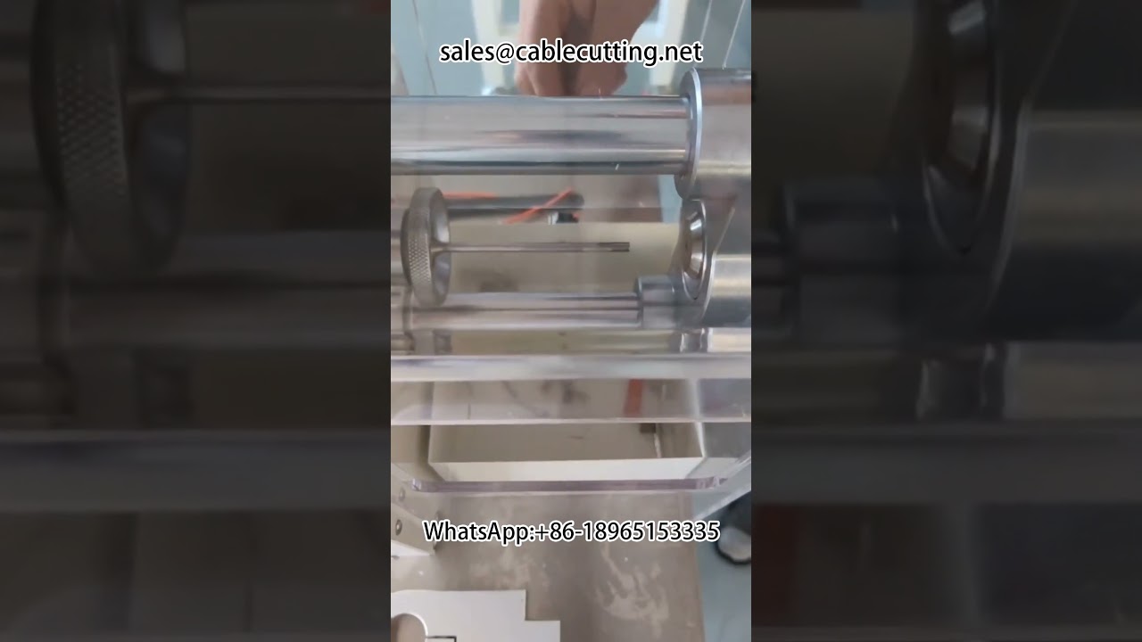 Mesin Pemotong Jaring Pelindung Logam Semi-Otomatis untuk Kabel Harness EV Energi Baru