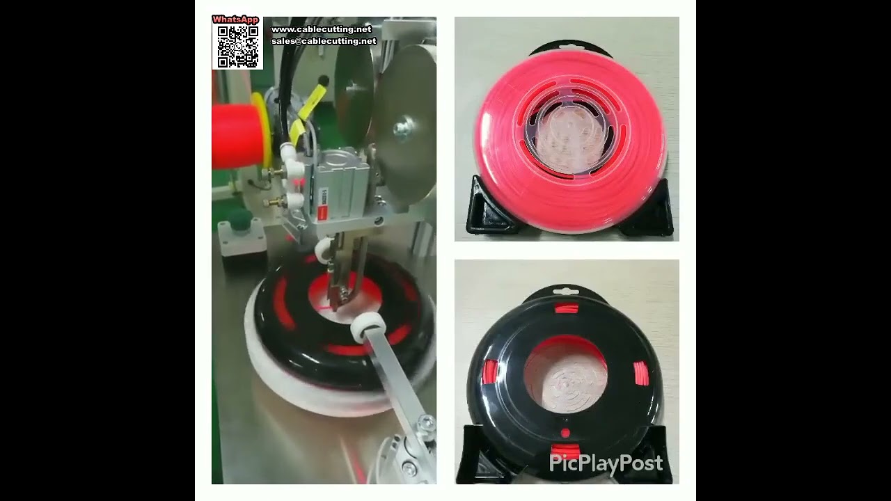 Industrial Automatic Blister Winding Machine for Trimmer Line Packaging Needs