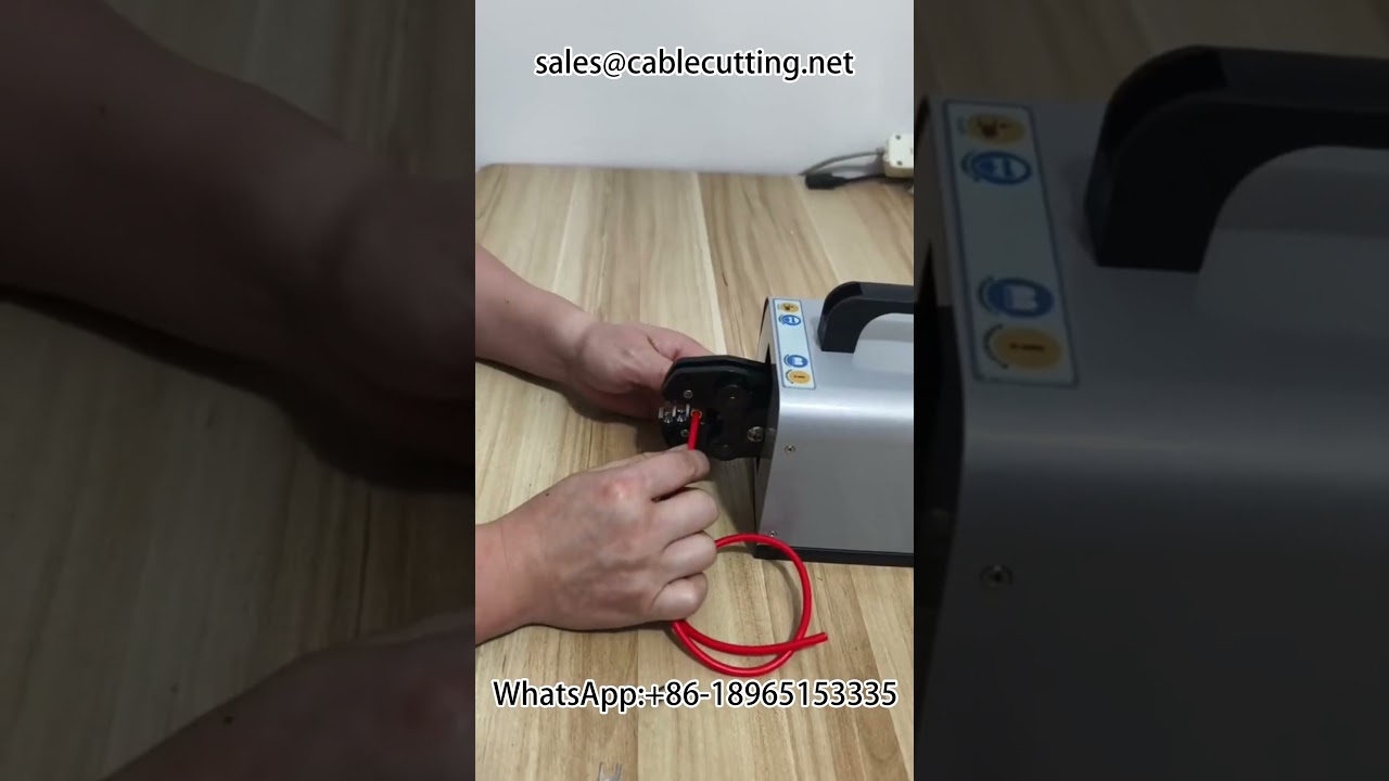 Mesin Crimping Terminal Pneumatik | Peralatan Otomatisasi Pabrik & Pengupas Kawat