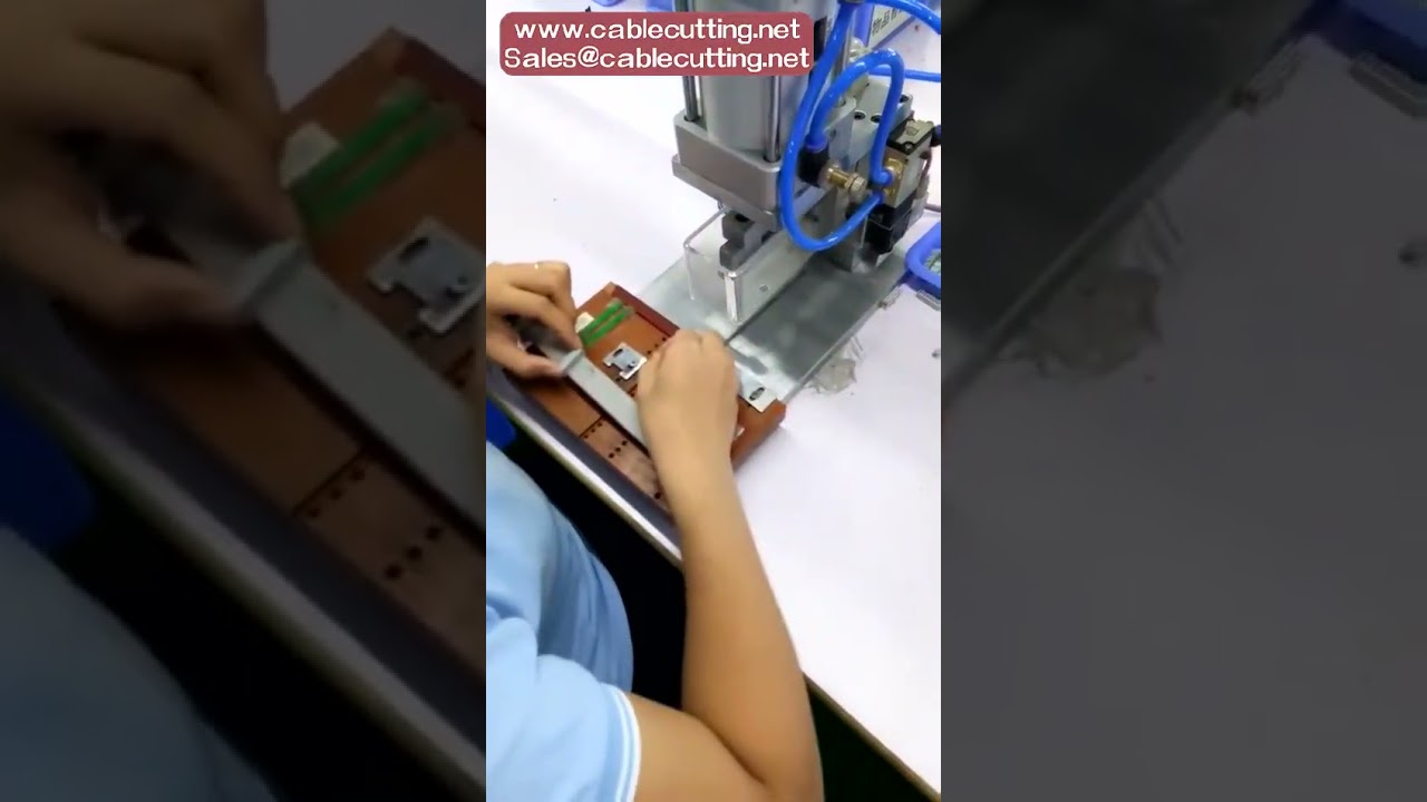 Mesin Crimping IDC Pneumatik untuk Kabel Flat & Konektor Ribbon – Cepat dan Andal