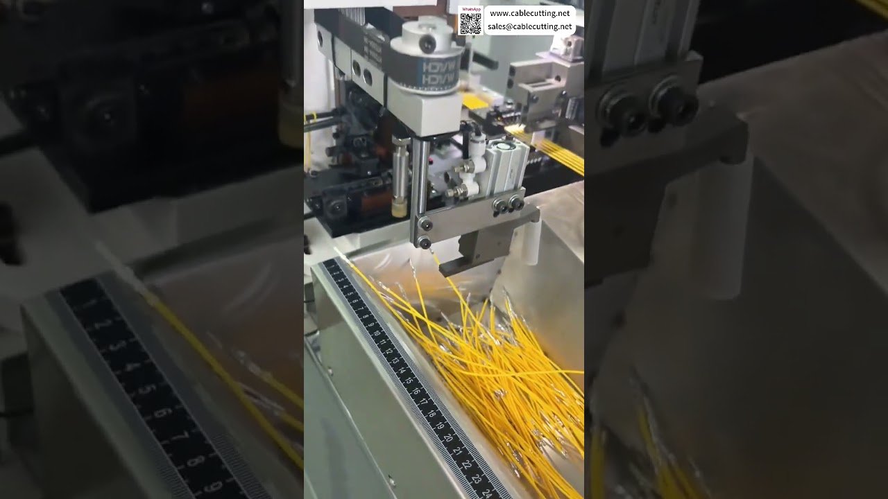 Mesin Terminal Kepala Ganda 5 Kabel untuk Kabel Kustom Klien: Alat Output Produksi Tinggi - Versi Pendek