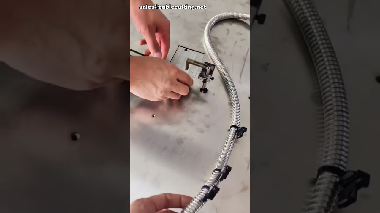 Mesin Pengikat Kabel Nilon Bentuk Khusus Siap Operasi!
