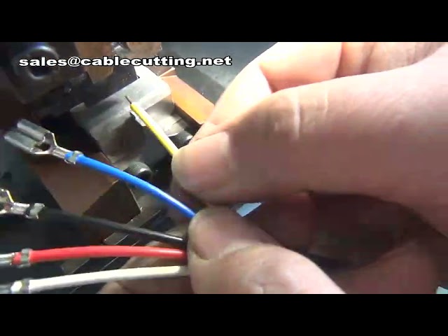 Mesin Stripping, Pemotong, dan Crimping Kabel Otomatis Berkualitas Tinggi | Mesin Terminal Otomatis
