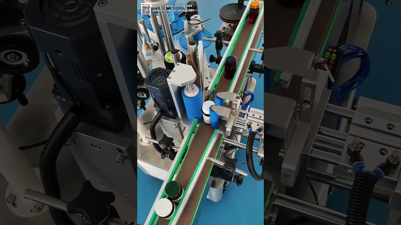 Mesin Labeling Botol Otomatis Standar - Aplikator Stiker Andal untuk Produk Kimia Harian