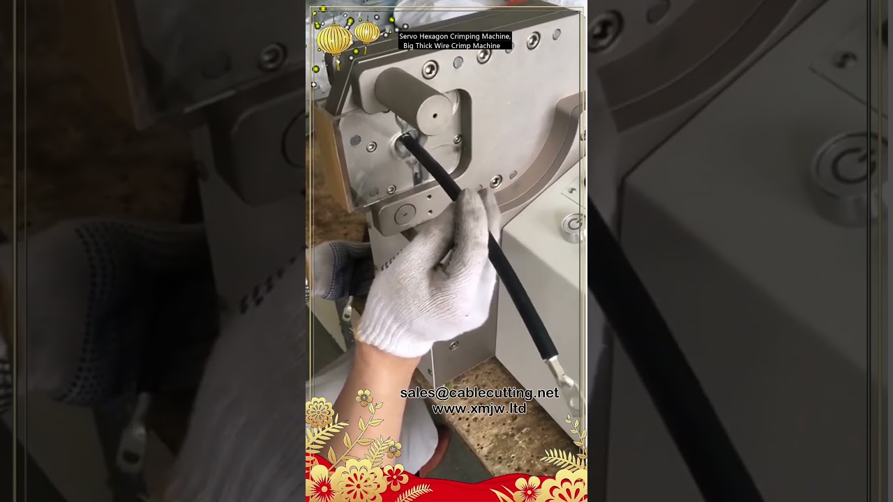 Mesin Crimping Heksagon Servo untuk Kabel Tebal Besar