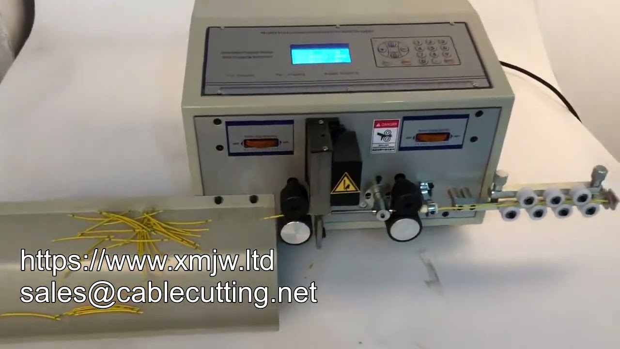 Automatic Cable Wire Stripping and Cutting Machine for Industrial Automation