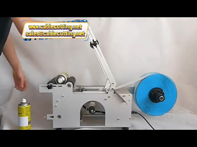 Mesin Label Manual MT-50 untuk Botol Anggur, PET, Kaleng Bir – Stiker & Tanggal