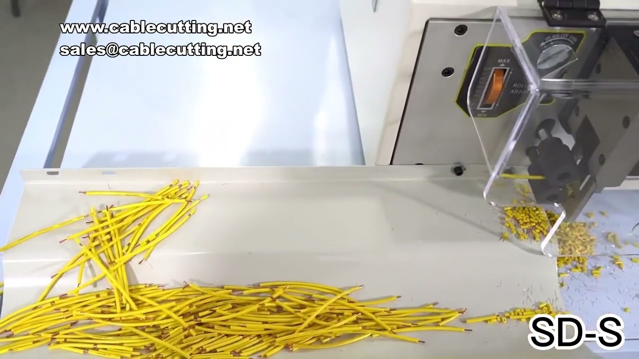 C-SD-E Automatic Adjustable Wire Stripping Peeling Cutting Machine with Touch Screen