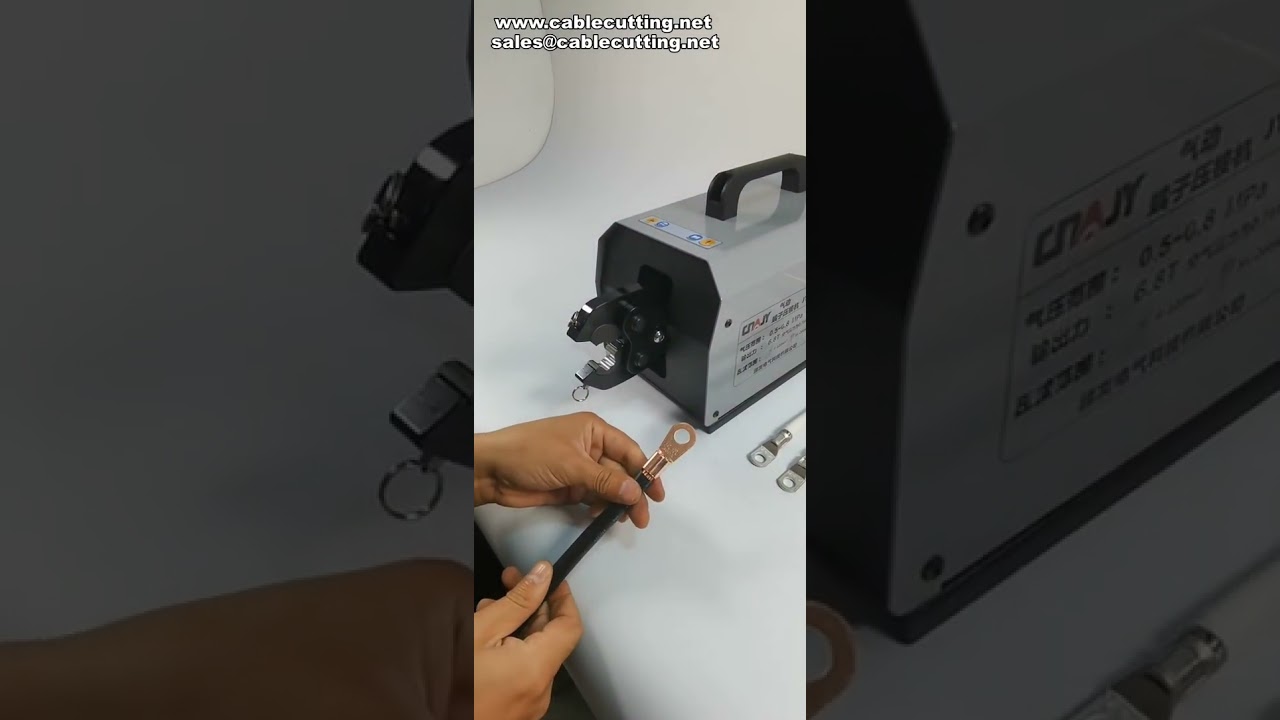 Crimper Kawat Pneumatik 120L: Satu Langkah Crimping untuk Phoenix Open Lugs