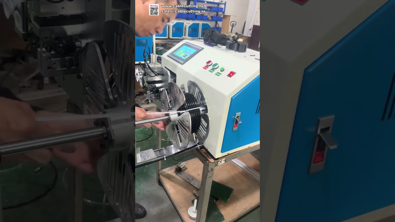 Mesin Penghitung Meter, Pemotong, Penggulung, dan Spooling Industri
