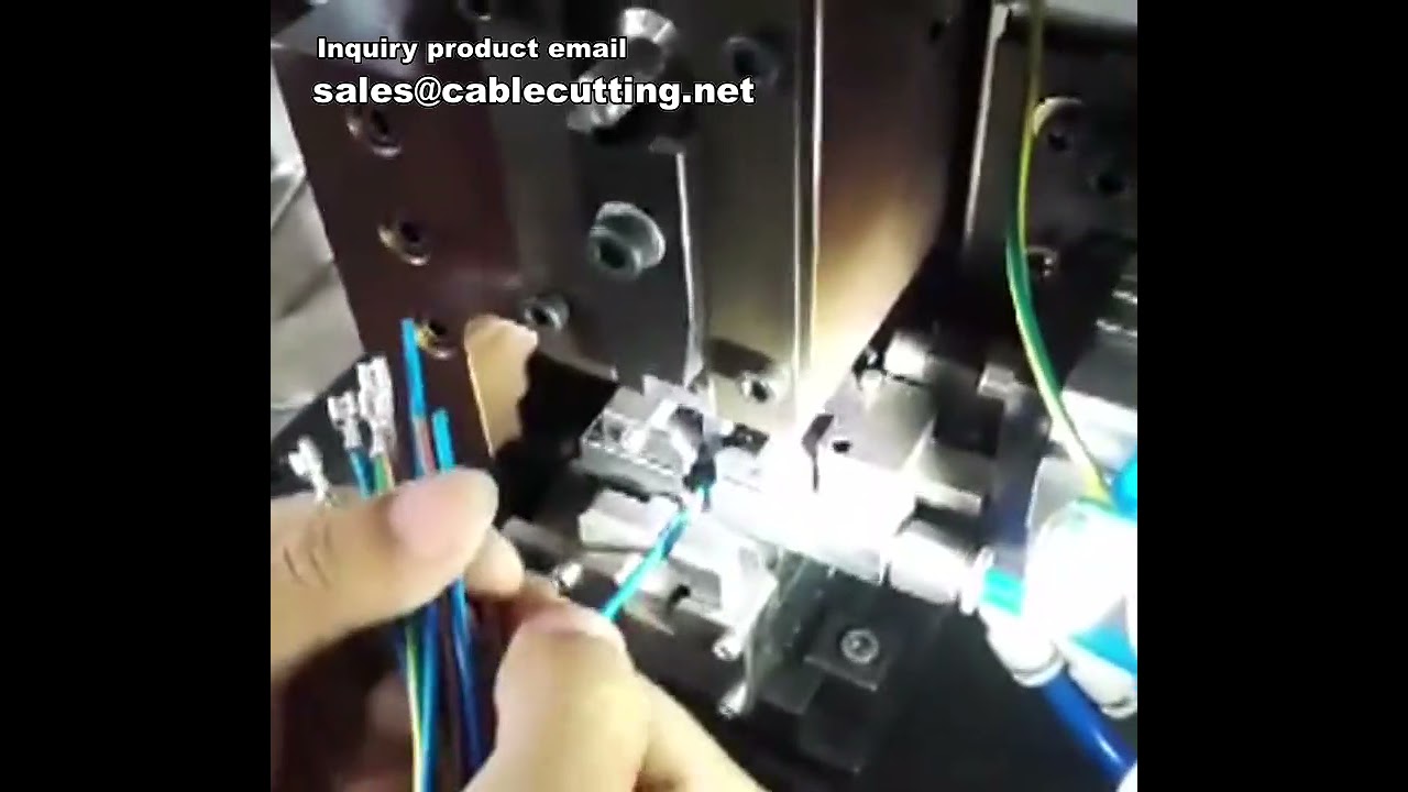 Mesin Crimping Terminal DC dan AC Otomatis dengan Fungsi Kupas Kabel | Alat Crimp Strip Otomatis