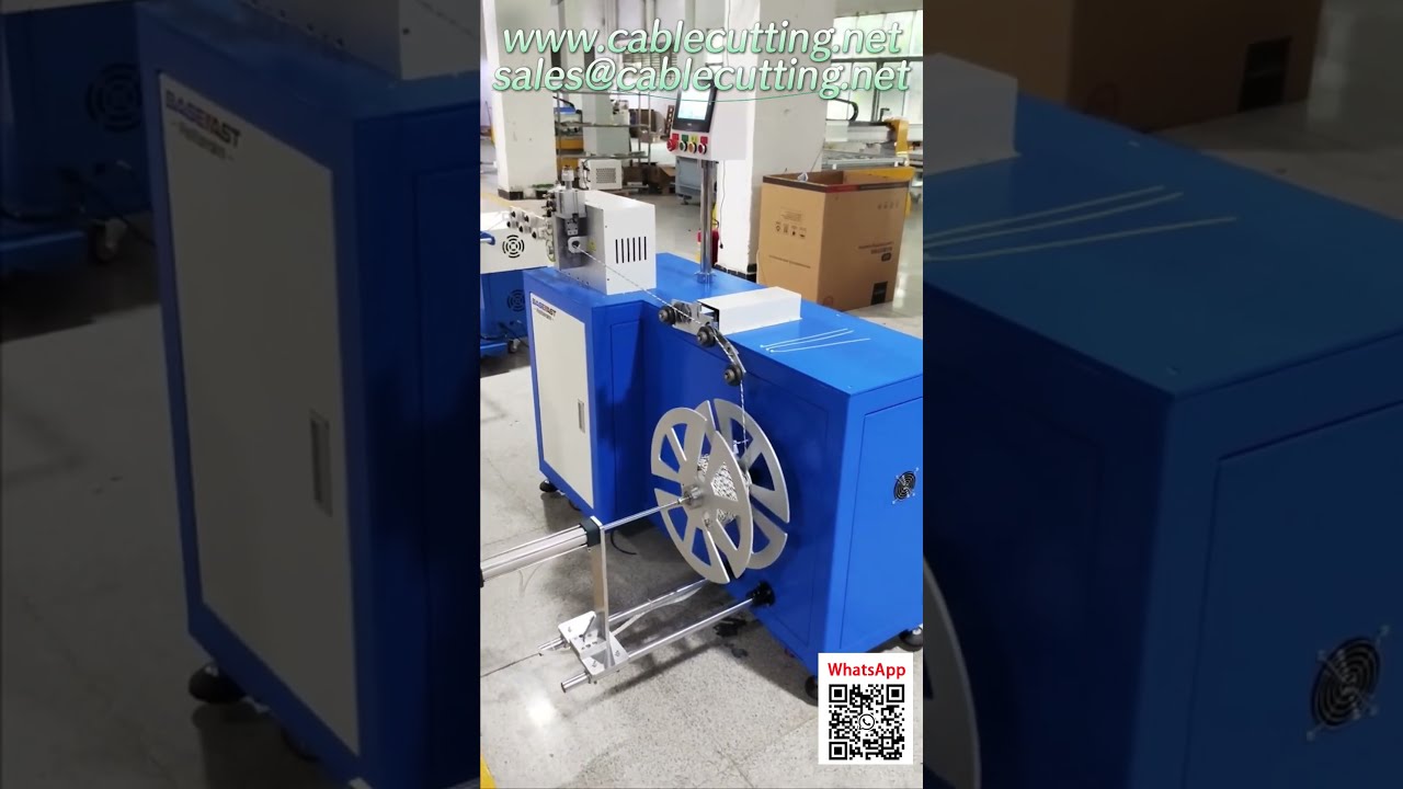 Twisted Pair Cable Coiling & Winding Machine with Metering