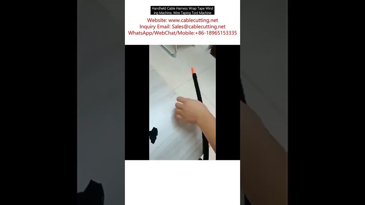 Mesin Pembungkus Kabel Harness Genggam, Alat Pelilit Kabel Otomatis