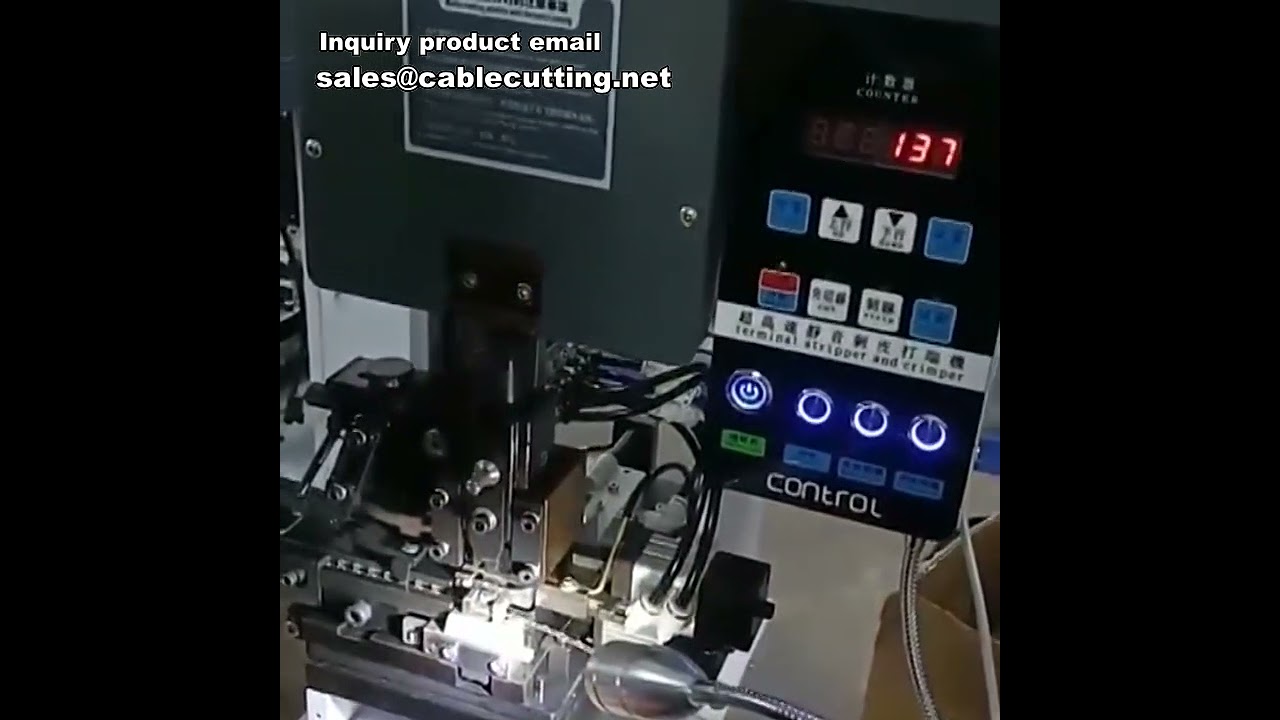 Mesin Crimping Terminal Horizontal Otomatis – Kupas, Crimp, Pasang Terminal dengan Cepat