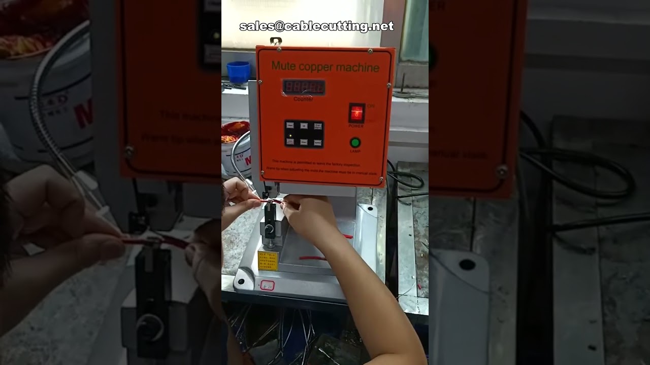 Hot Cable Wire Splicing & Copper Joint Silent Copper Belt Crimping Machine, Copper Wire Stripping Machine