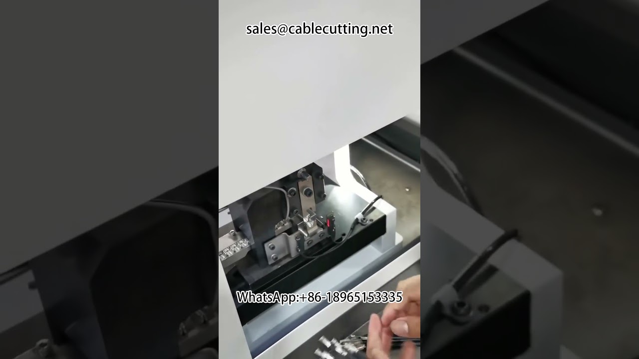 Bulk Terminal Vibrating Tray Feeding Crimping Machine | Automotive Wire Harness Stripping Machine