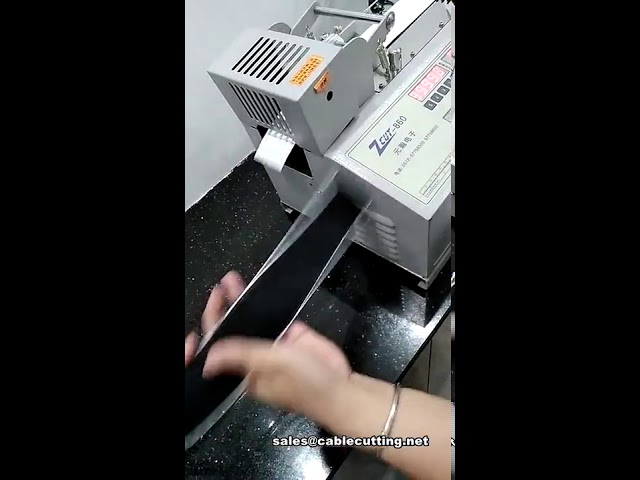 Mesin Pemotong Velcro Tape Otomatis - Potong Velcro Lem dengan Presisi Tinggi