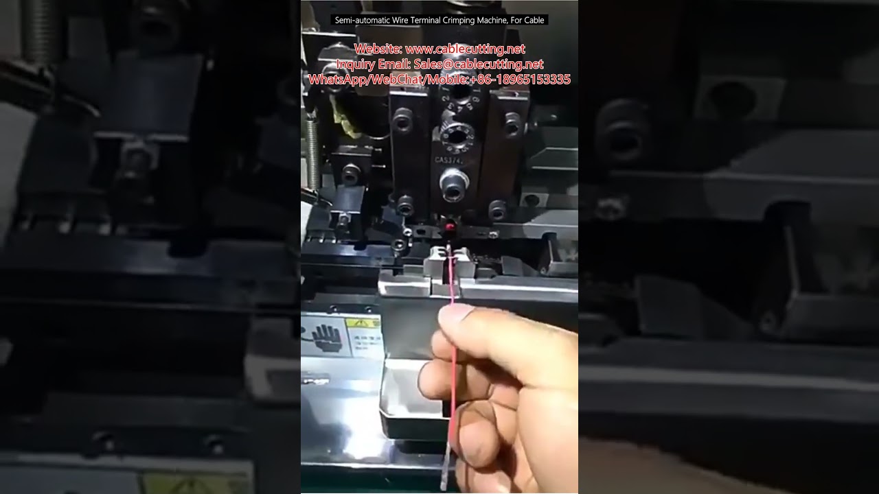 Mesin Crimping Terminal Kabel Semi-Otomatis | Alat Press Kabel Presisi