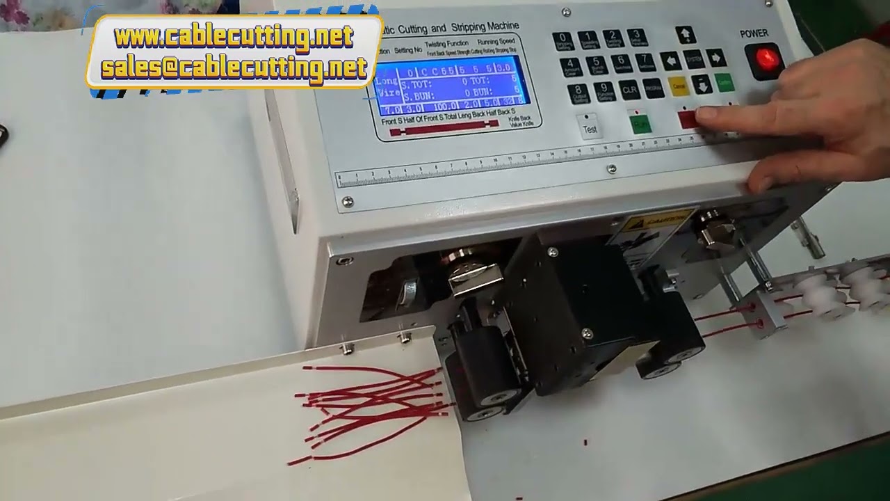 Mesin Pemotong dan Pengupas Kabel Tembaga 4mm untuk Wire Harness – Efisien & Presisi
