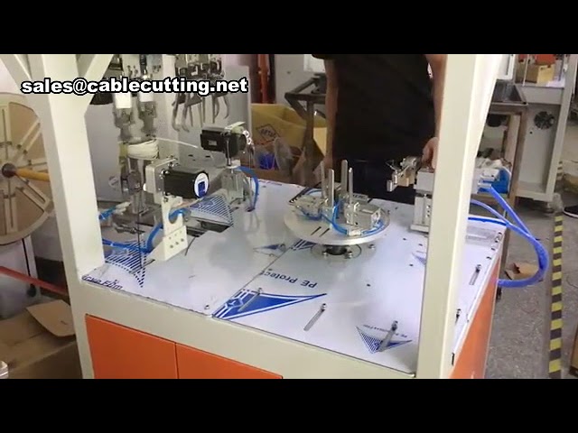 Cable winding tying machine O shape