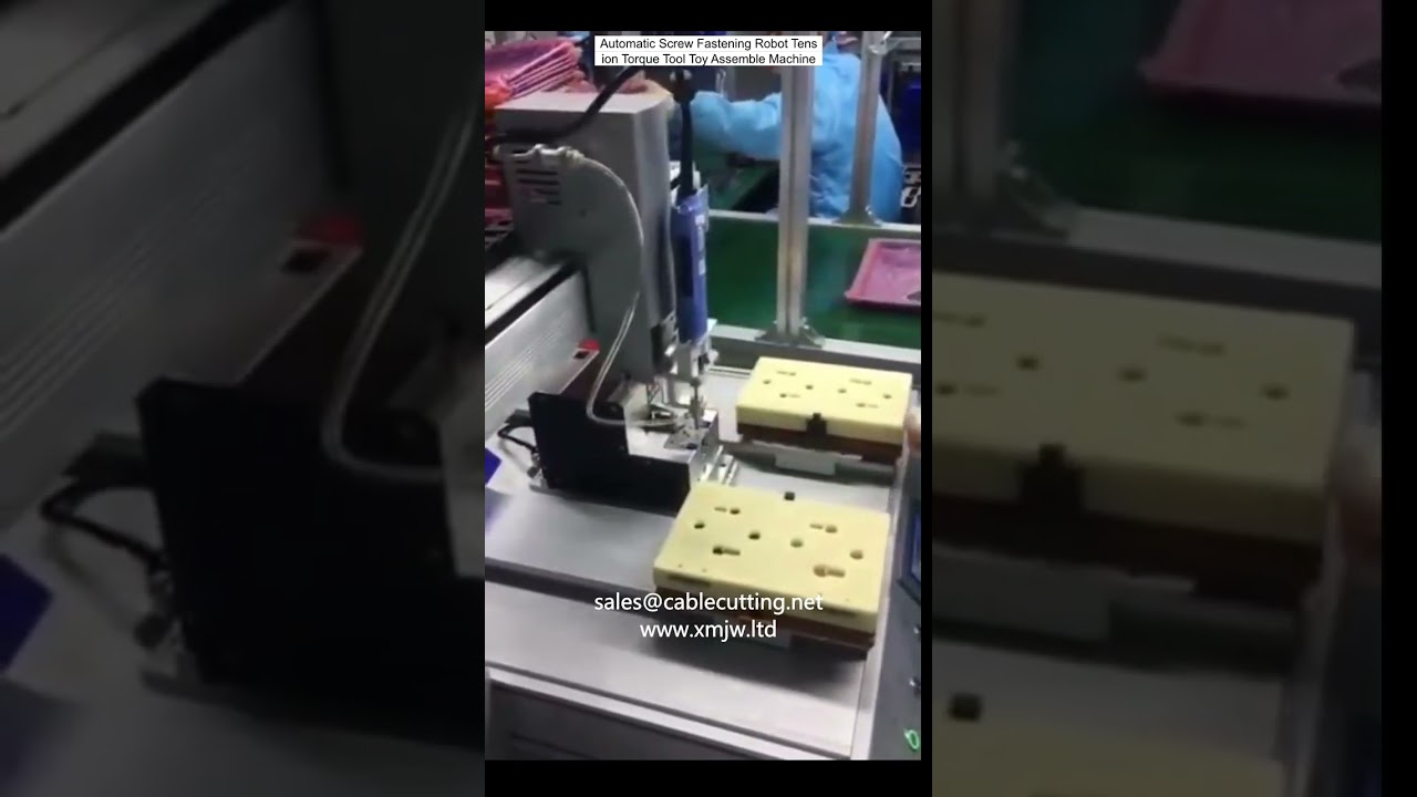 Robot Pengencang Sekrup Otomatis dengan Kontrol Torsi Presisi untuk Perakitan Mainan & Industri