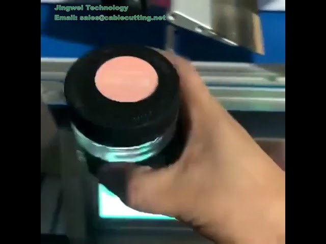 Mesin Label Botol Flat Otomatis Desktop Vertikal untuk Permukaan Atas