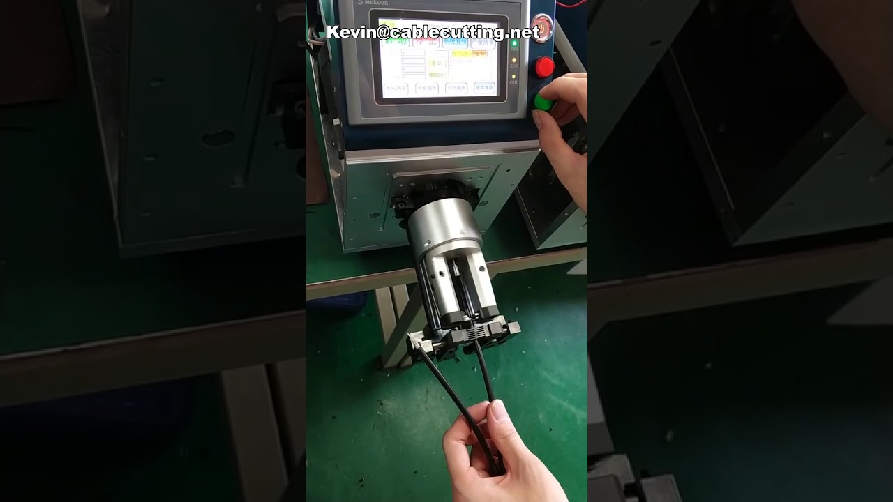 Mesin Kupas Kabel Koaksial Semi-Otomatis untuk Kabel Tebal | Alat Stripper Coaxial
