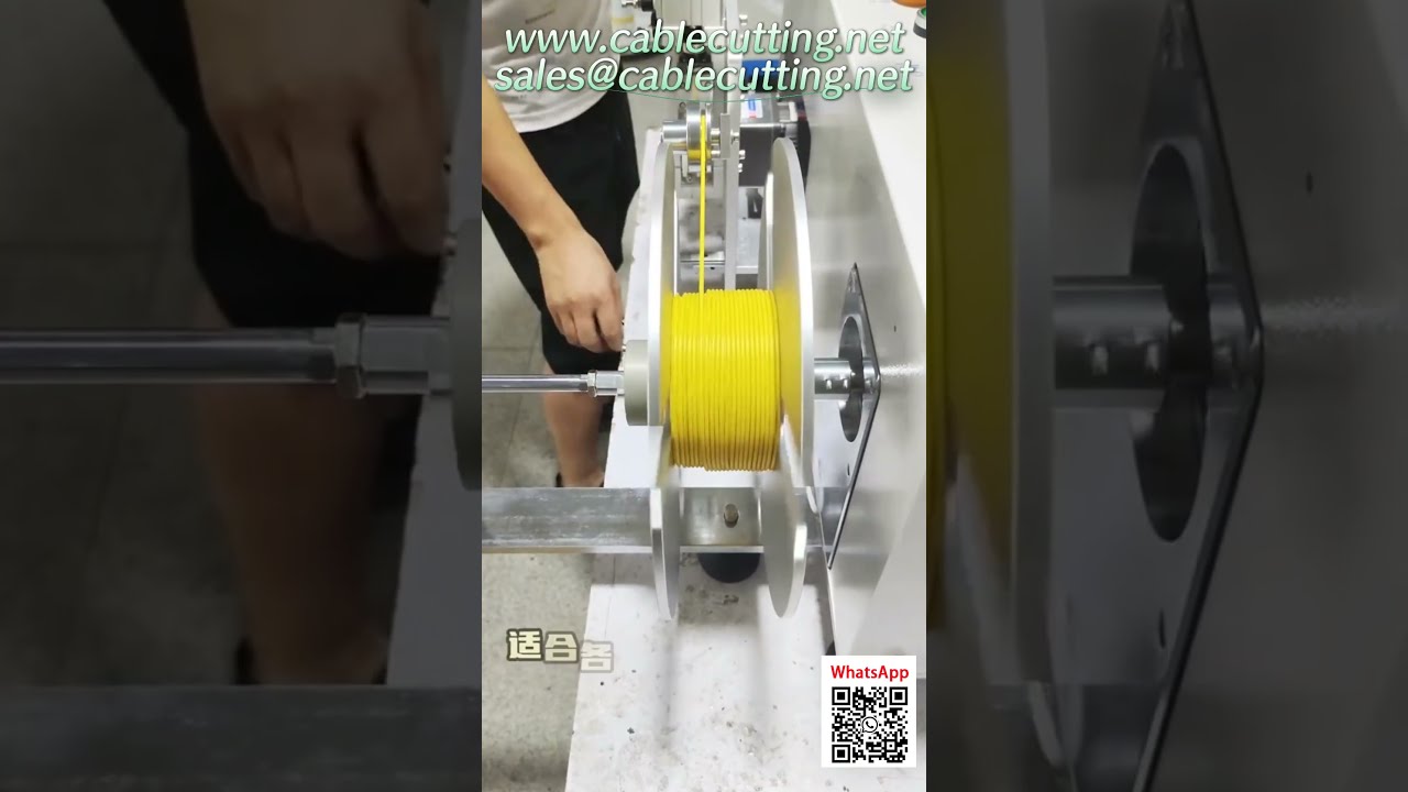 Mesin Gulung Presisi untuk Kabel Fiber Optik dan Kabel Fleksibel – Meter & Gulungan Sempurna