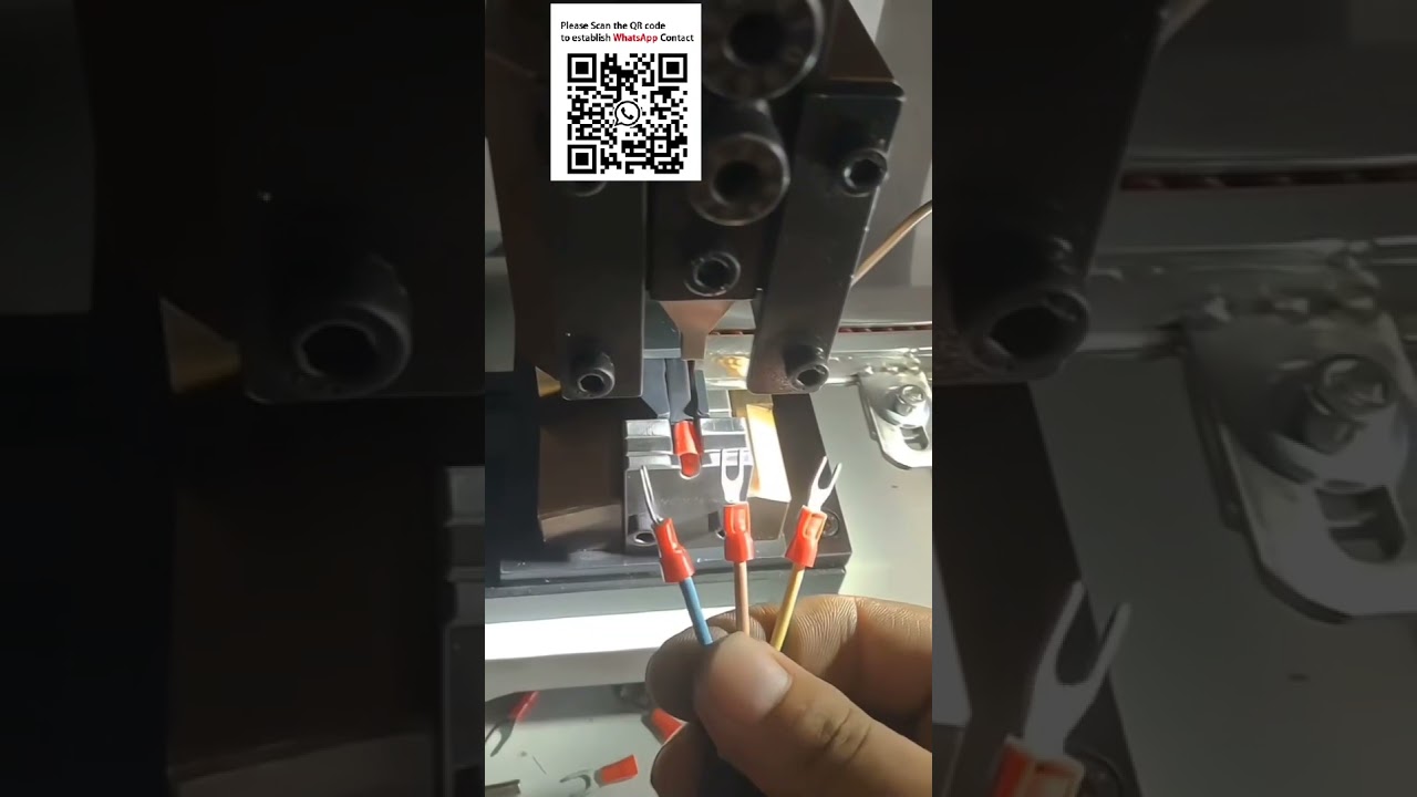 Mesin Crimping Terminal Lepasan Semi-Otomatis & Senyap dengan Vibrating Feeder untuk Terminal UT