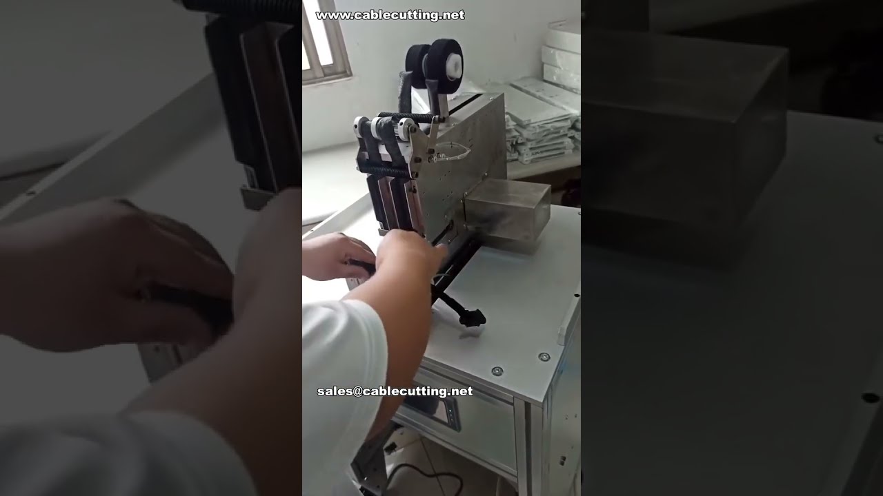 Double Taping Buckles on Flat Cables   Automation # Professional Manufacturer