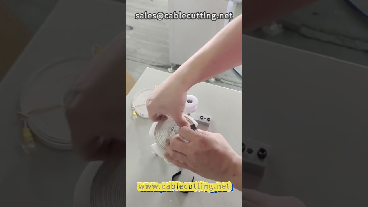 Mesin Gulung Kawat Datar untuk Produksi Kabel Jaringan dan HDMI #KawatDatar #KabelJaringan #HDMI