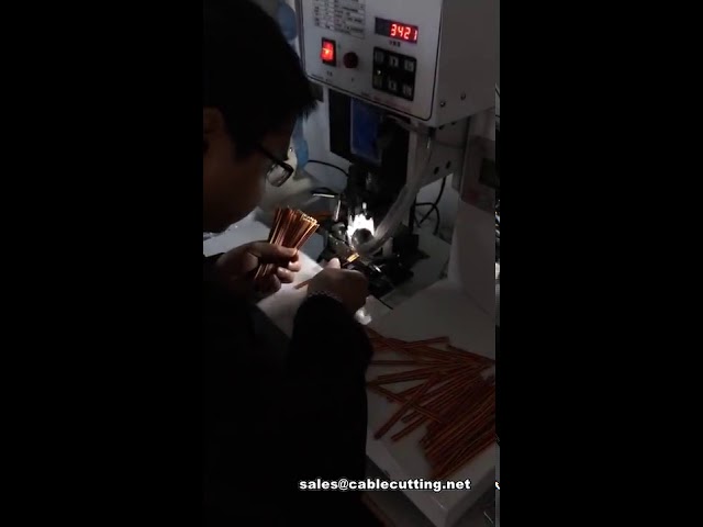 Mesin Crimping Kabel Pita Semi-Otomatis | Alat Crimping Kabel Efisien
