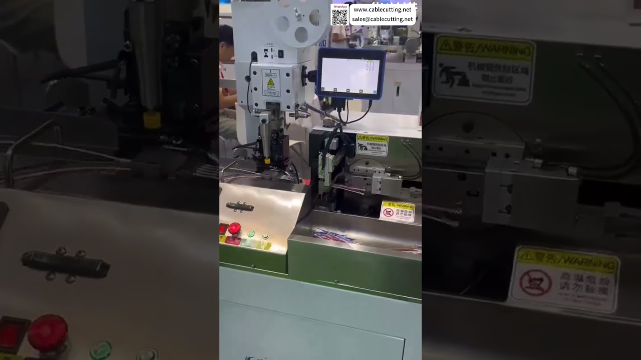 Mesin Crimping dan Tinning Kawat Otomatis Penuh dengan 5 Kawat, Pengaturan 1-5 Alat, Sistem Roll, dan Kustomisasi Presisi Tinggi