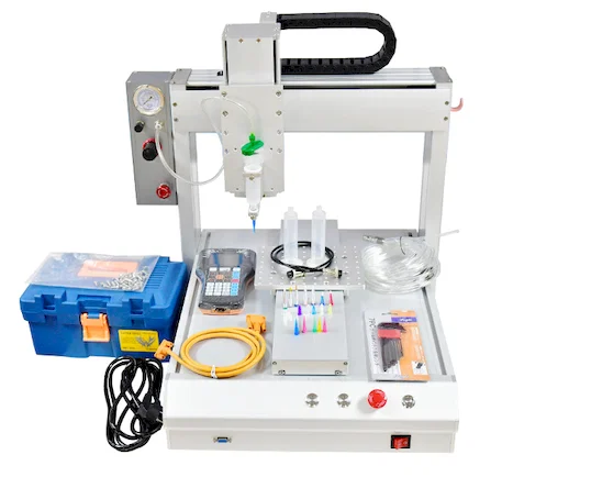 Robot Dispenser Putar 4-Axis Otomatis
